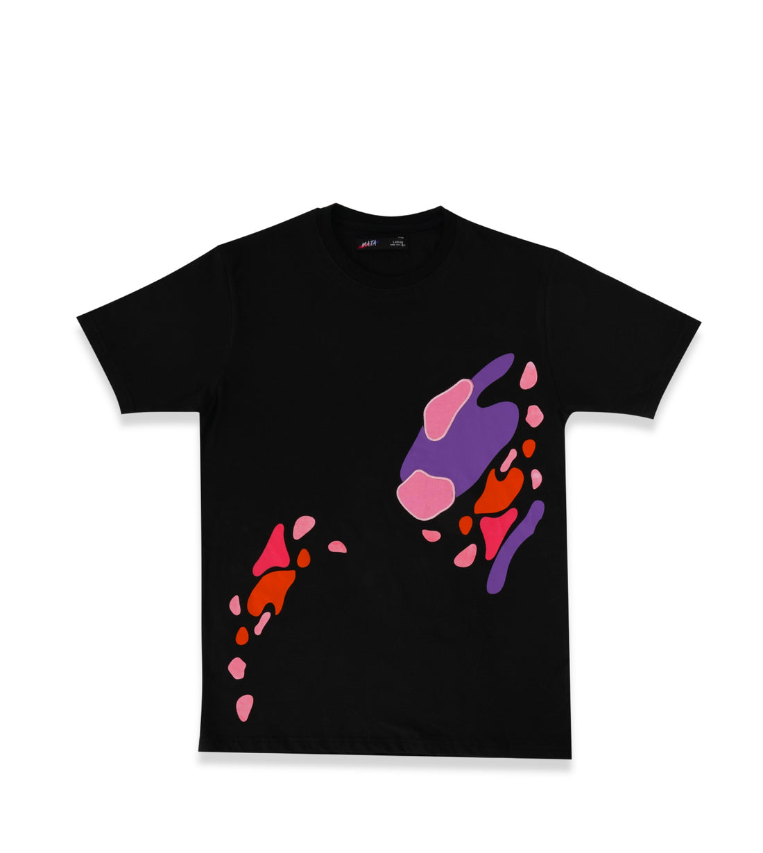 Black T-Shirt With Appliqué